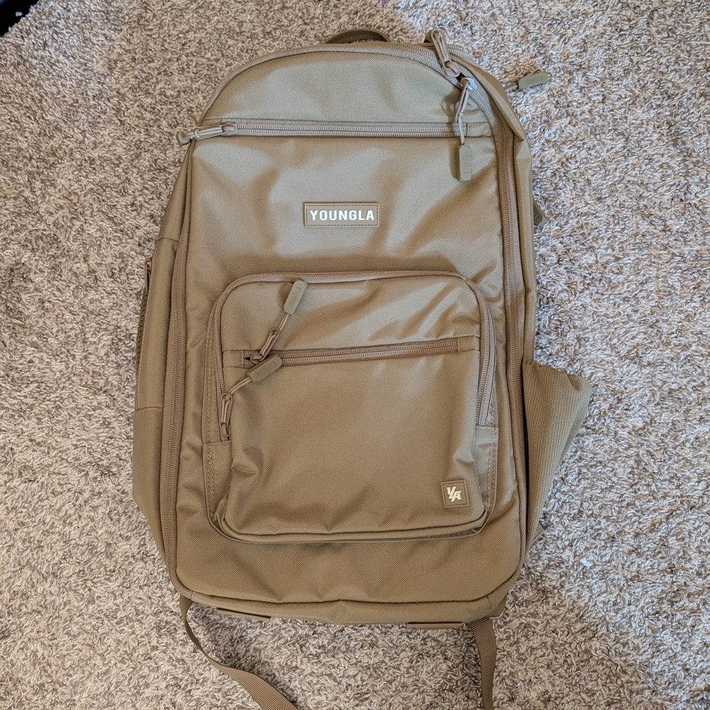 YoungLA Khaki Backpack for Men